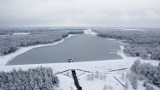 Piękne zimowe zdjęcia z lotu ptaka zalewu w Ostrowach FOTO 