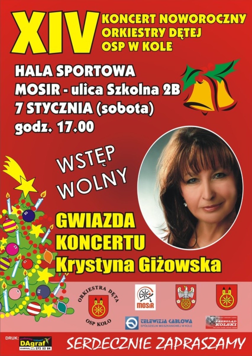 XIV Koncert Noworoczny Orkiestry Dętej OSP w Kole
7 stycznia...