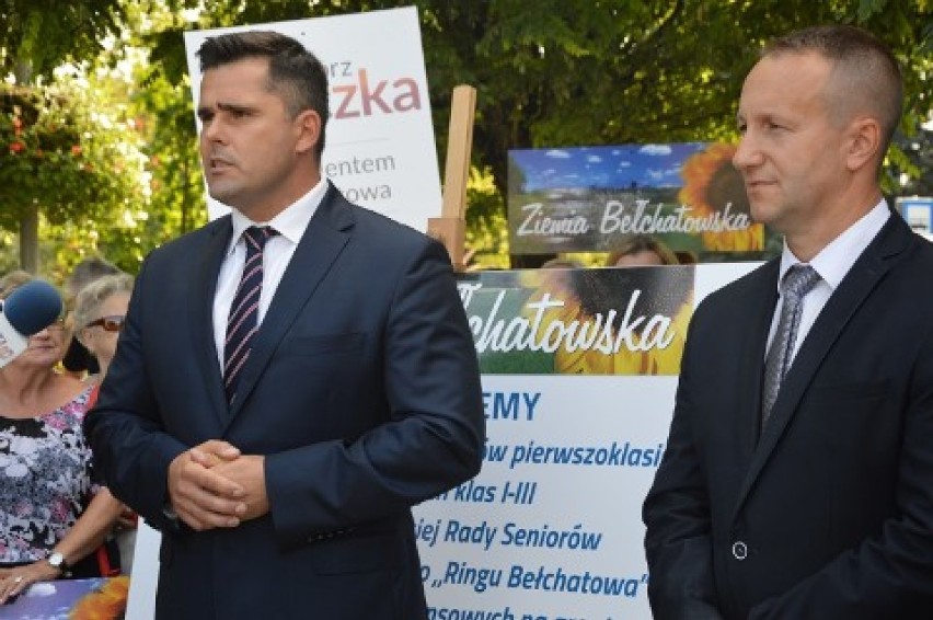 Na razie Gryczkę w roli szefa Ziemi Bełchatowskiej zastąpi Mirosław Mielus (z prawej)