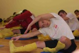 Piłkarze Chojniczanki ćwiczą... pilates i aerobik