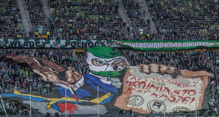 DERBY TRÓJMIASTA. Lechia Gdańsk - Arka Gdynia. Oprawa kibiców biało-zielonych [ZDJĘCIA]