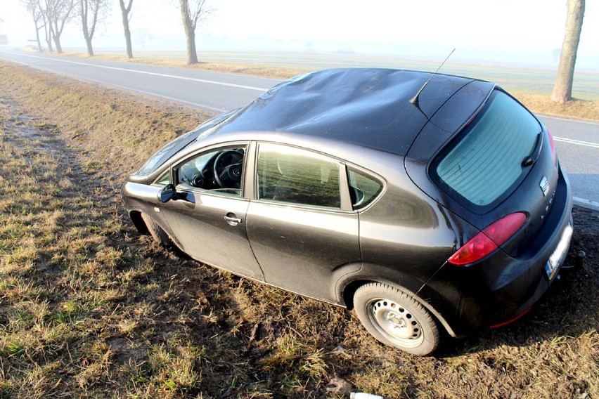 Wypadek w Żanecinie. Pijany kierowca potrącił pieszego