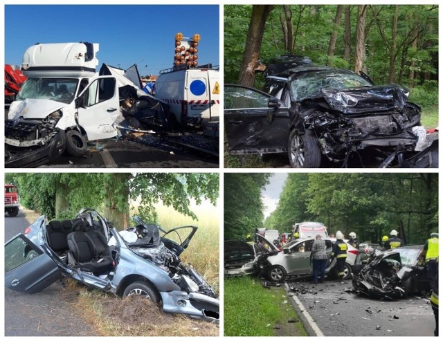 Każdego miesiąca na wielkopolskich drogach dochodzi do wielu wypadków samochodowych. Według policyjnych statystyk w dniach od 1 do 29 lipca w województwie wielkopolskim doszło do 193 wypadków i 2188 kolizji. Zginęło 16 osób, a 227 zostało rannych. W galerii przedstawiamy przegląd wypadków z lipcu 2021 roku.

Przejdź dalej --->