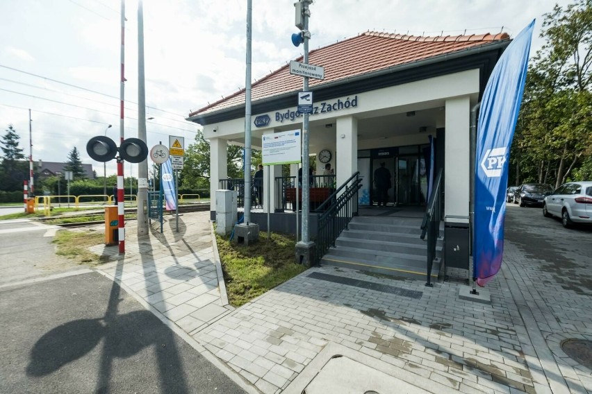 Na zdjęciu dworzec Bydgoszcz Zachód otwarcie po remoncie w...