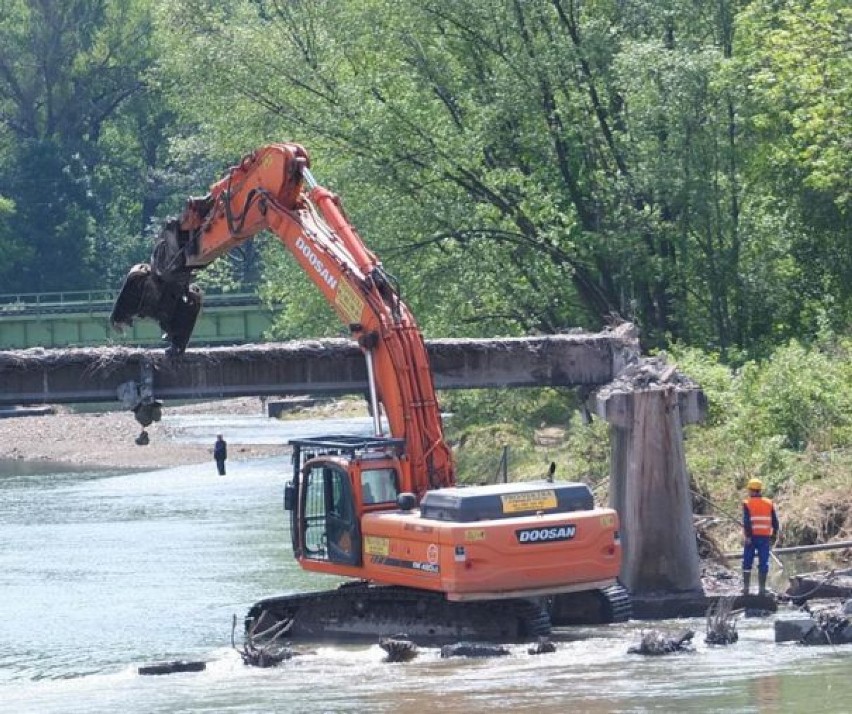 Most na Sole w Żywcu. Zdjęcia z budowy [21.05.2014]