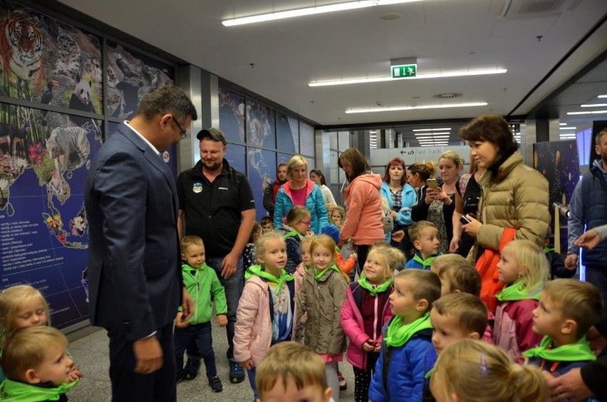 Strefa edukacyjna na lotnisku w Balicach została oddana w ręce najmłodszych.