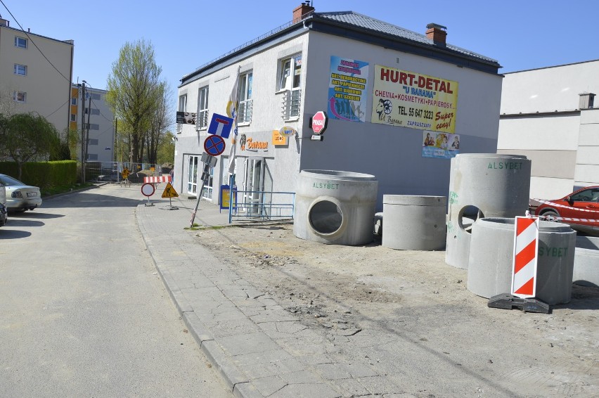 Zablokowana droga do plaży w Sztumie