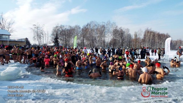 Niedzielne morsowanie dla WOŚP nad Pogorią III