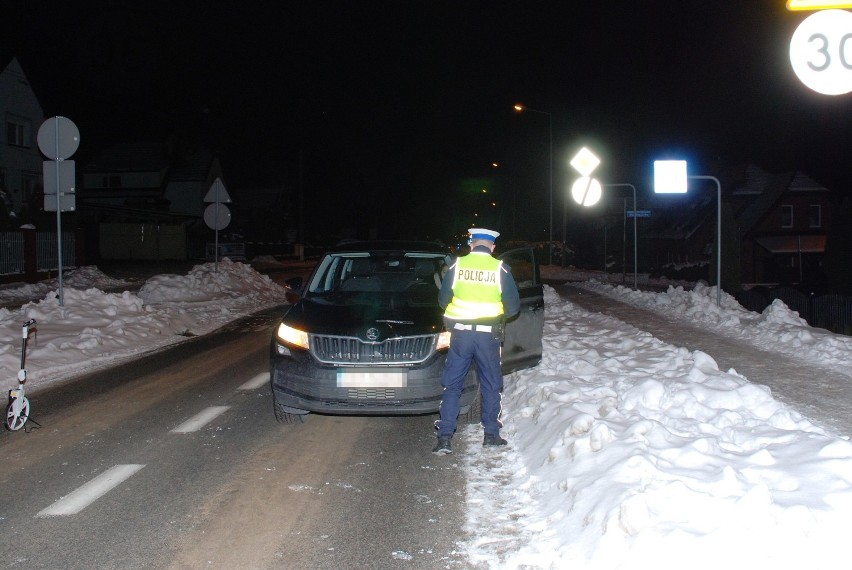 Potrącenie na przejściu dla pieszych w Bytowie. Policja apeluje o ostrożność