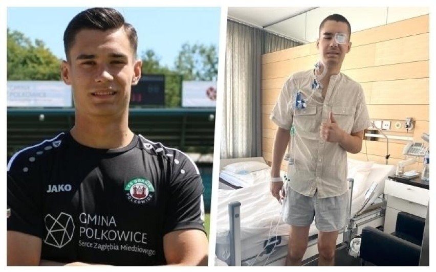 Piłkarz Górnika Polkowice zmaga się z nowotworem mózgu
