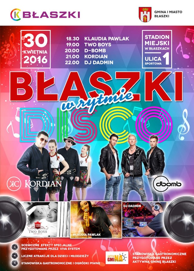 Błaszki w rytmie disco 2016