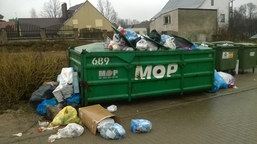 Śmieci na osiedlu Lisia Góra, Wasilków