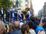 Powitanie Michała Kwiatkowskiego w Toruniu [zdjęcia]