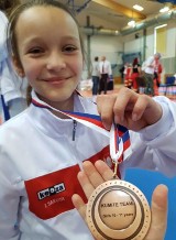 Krosno Odrzańskie: Młodzież z klubów Jaguar z Krosna Odrzańskiego i Kontra Żary rywalizowała na mistrzostwach Europy w karate (ZDJĘCIA)