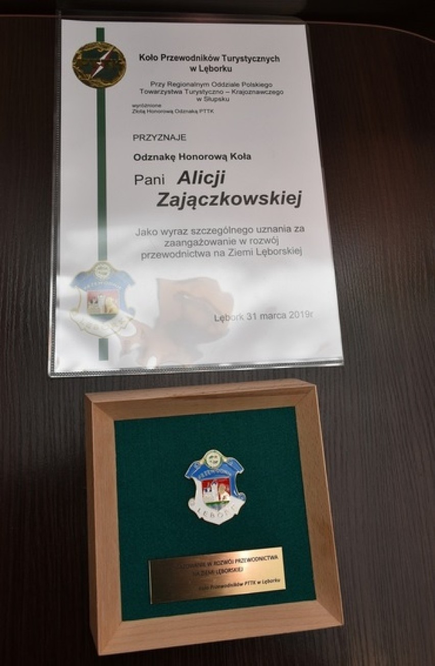 Alicja Zajączkowska, starosta lęborski, otrzymała honorową odznakę PTTK [ZDJĘCIA]
