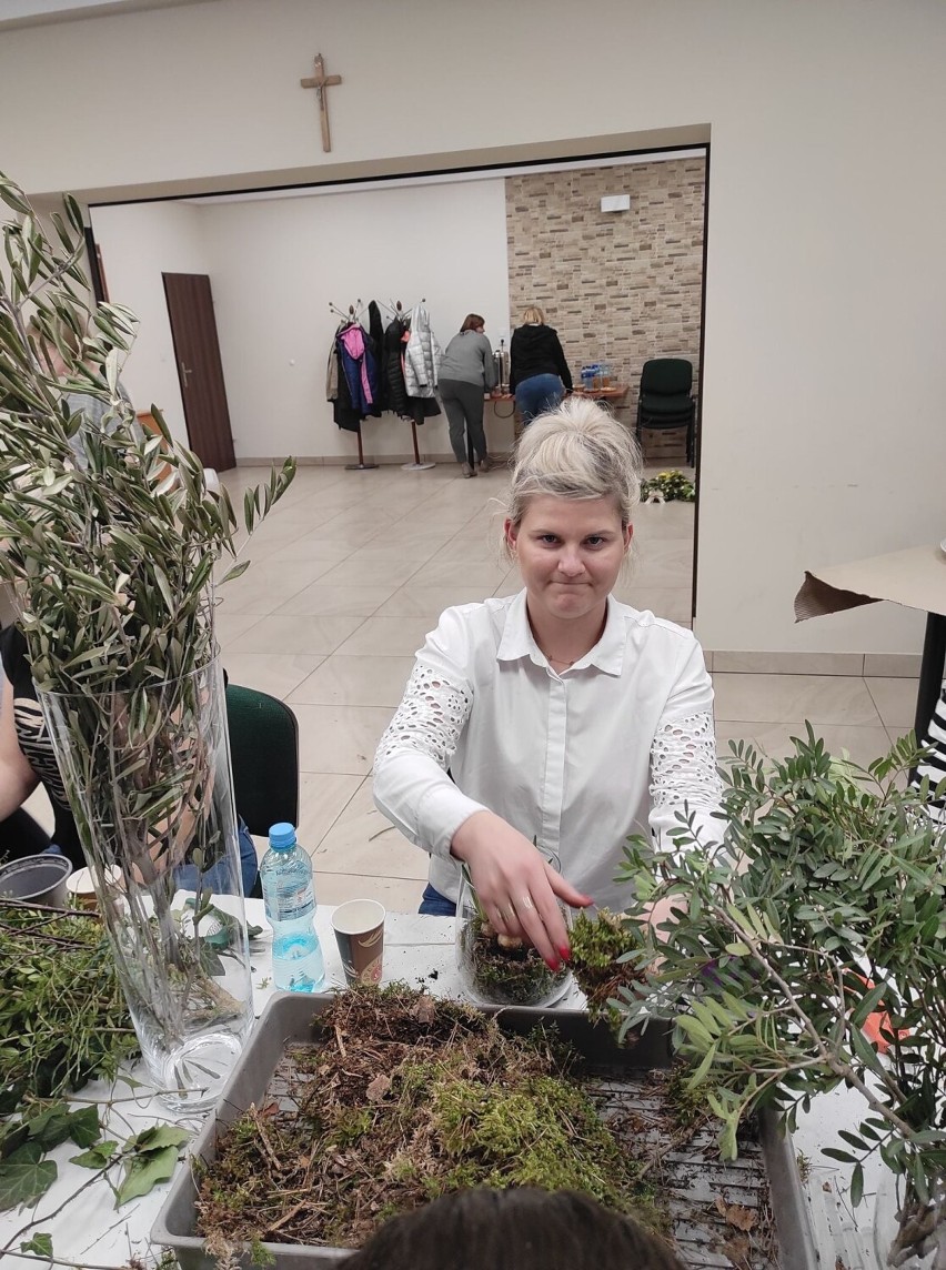 Warsztaty wielkanocne w Gminnym Ośrodku Kultury i Sportu w Białej