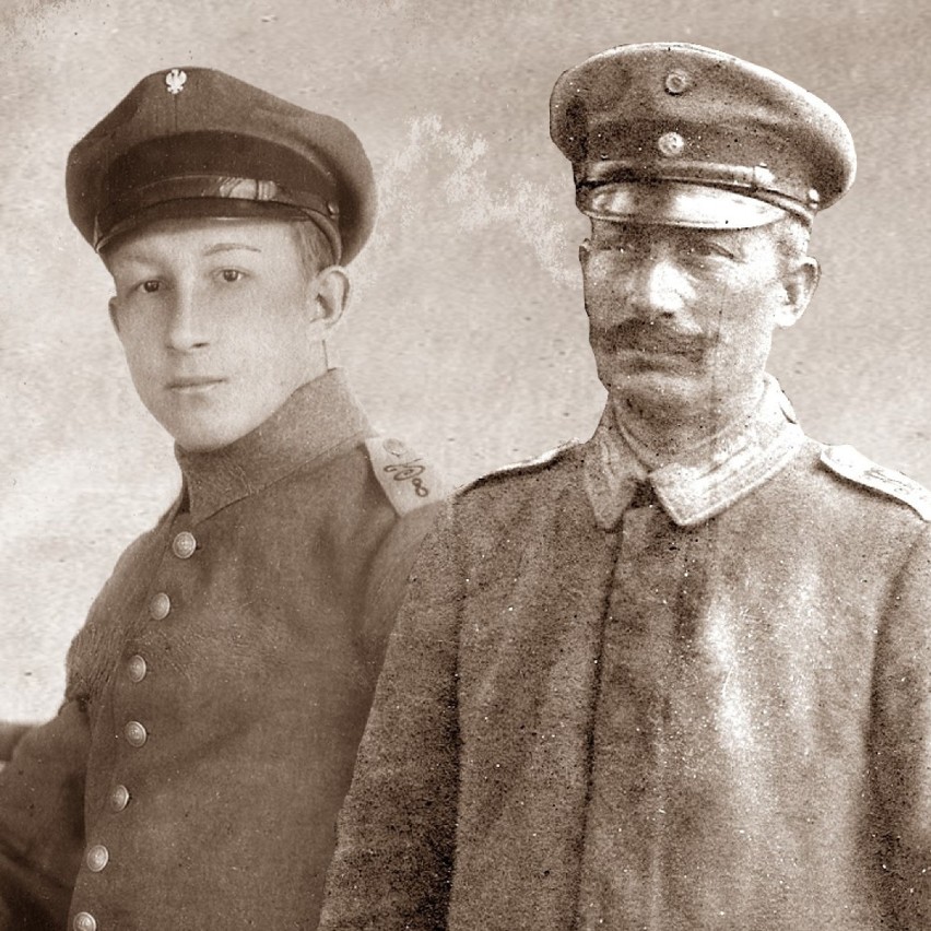 Marian Kasprzak (z prawej) i jego ojciec Jan
