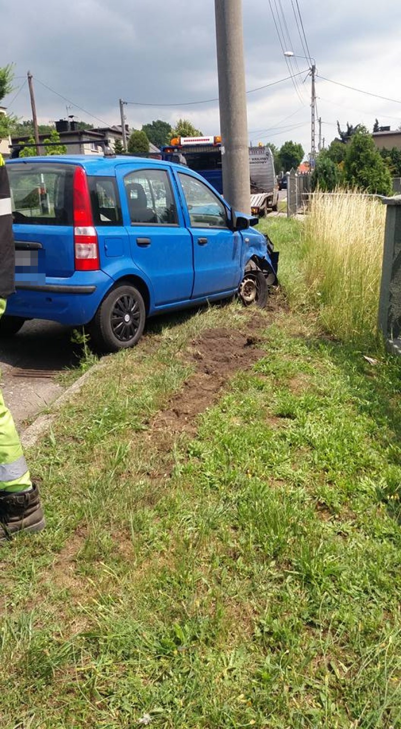 Dwa auta zderzyły się na ulicy Kopernika w Wodzisławiu Śl.