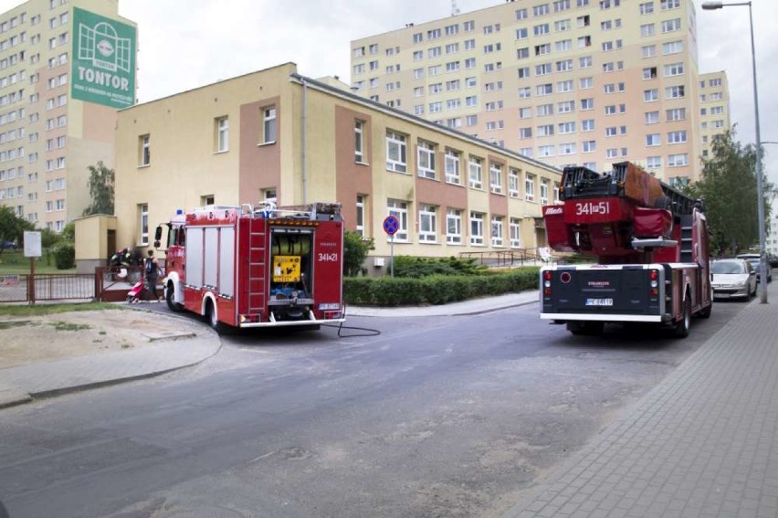 Pożar w przedszkolu przy ulicy Widok w Kaliszu