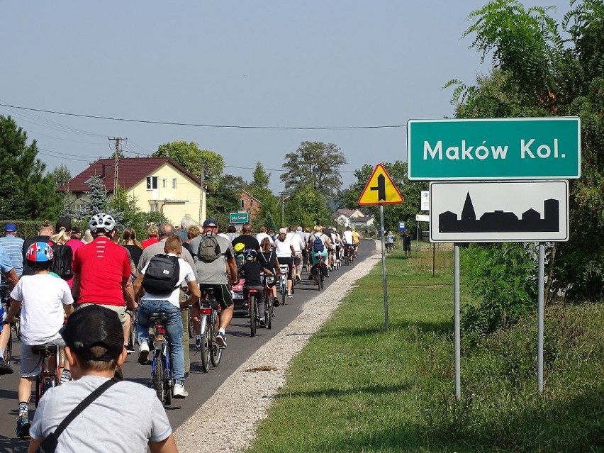 Maków: Ponad pół tysiąca uczestników jubileuszowego rajdu rowerowego [ZDJĘCIA]