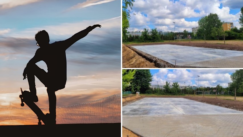 Skatepark w Wągrowcu. Trwa budowa obiektu na terenie parku 600-lecia