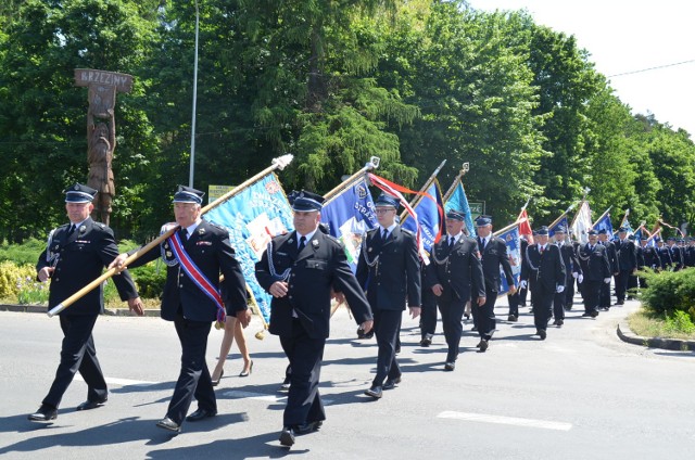 Powiatowo - gminny Dzień Strażaka odbył się w Brzezinach