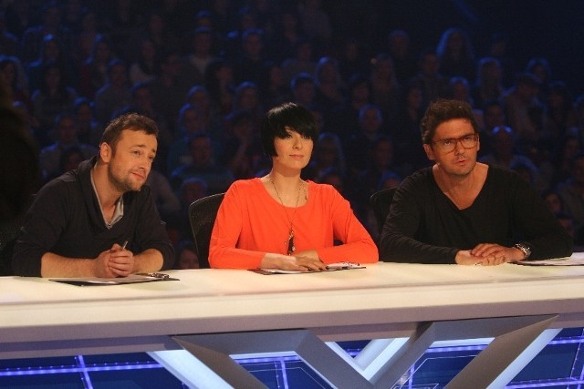 Od lewej: Czesław Mozil, Tatiana Okupnik, Kuba Wojewódzki. Nowe jury X Factor 2