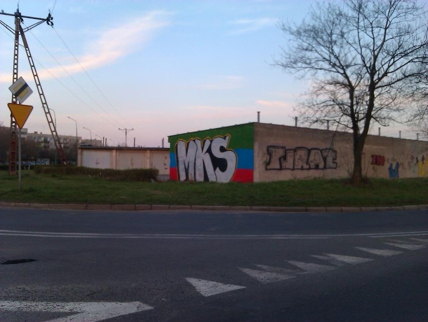 Graffiti w okolicach ulicy Koskowickiej