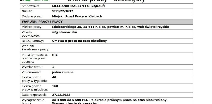 Jest praca w Kielcach! Sprawdź oferty i zarobki