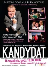 Spektakl komediowy "Kandydat" w MDK. W roli głównej Jarosław Gruda