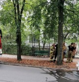 Pożar w domku jednorodzinnym przy ulic Narutowicza w Aleksandrowie Kujawskim