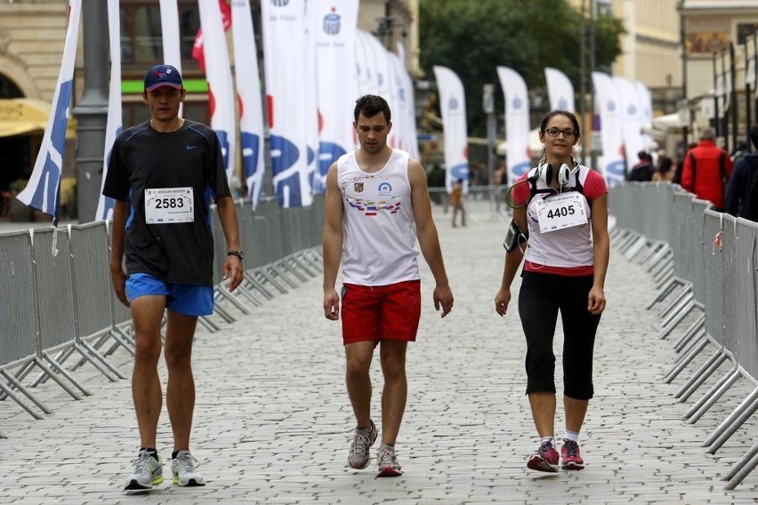 Maraton Wrocław - ZDJĘCIA - zawodnicy bez numerów