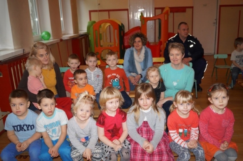 Orchowo: Policjanci odwiedzili dzieci z przedszkola
