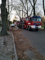 Pożar w mieszkaniu w bloku w Zduńskiej Woli  Karsznicach [zdjęcia]