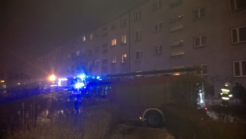 Płonęło mieszkanie na ulicy Lompy w Rybniku