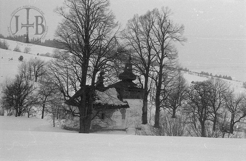 Bieliczna, cerkiew, fot. B. Tondos, 1959 r.