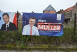 Zarzuca przeciwnikom politycznym niszczenie banerów kandydatów PiS w Lęborku