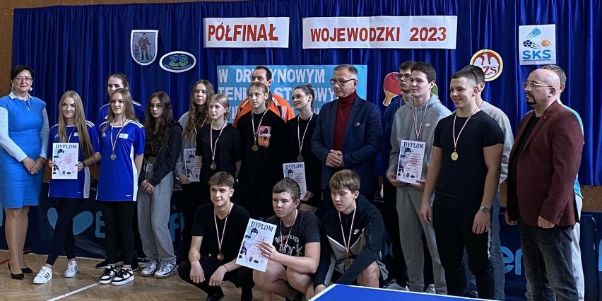 W Zespole Szkół rozegrano Półfinał Wojewódzki w drużynowym tenisie stołowym Licealiada 2023/2024