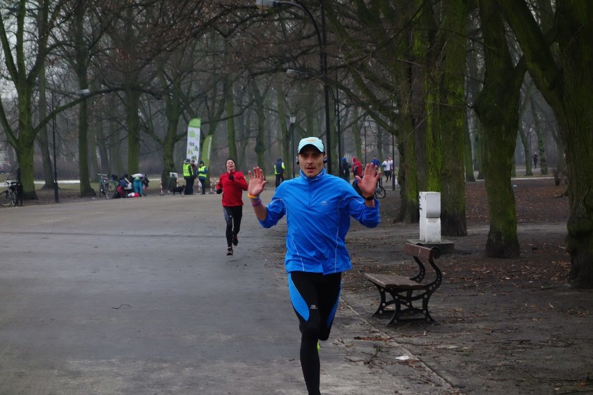 Parkrun Łódź. Bieg w parku Poniatowskiego - 6 lutego 2016