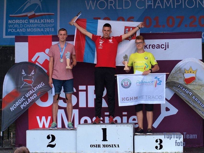 Piotrkowianin Jakub Deląg mistrzem świata w nordic walking!