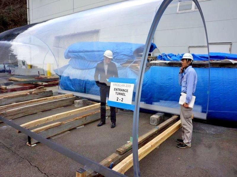 Wrocław: W zoo będą podwodne, przezroczyste tunele. Są już gotowe (ZDJĘCIA)