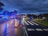 Wypadek na drodze krajowej nr 46 w Wójcicach. Zderzyły się dwa samochody, dwie osoby ranne