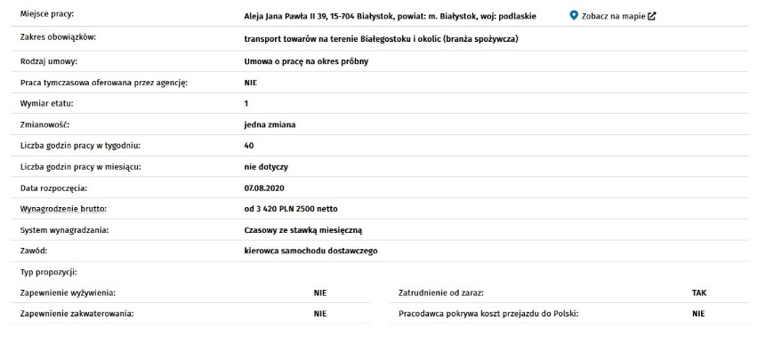 Praca w Białymstoku i regionie - za ponad 3 tys. zł brutto [sierpień 2020]