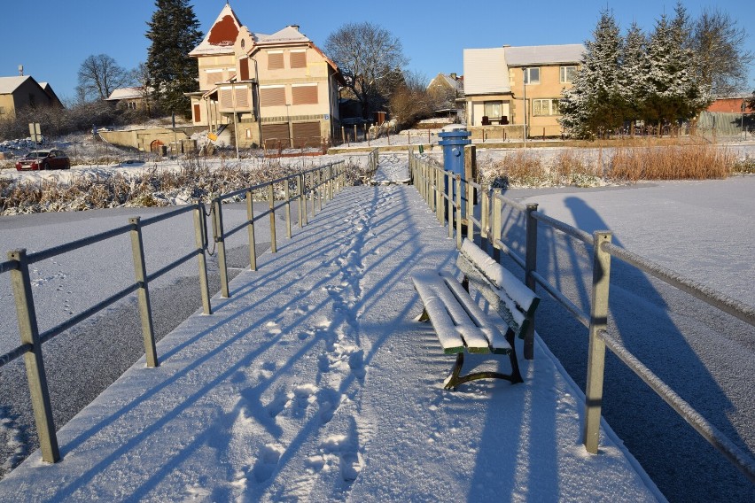 Zimowy, świąteczny spacer po Szczecinku. Mroźne i piękne widoki [zdjęcia]