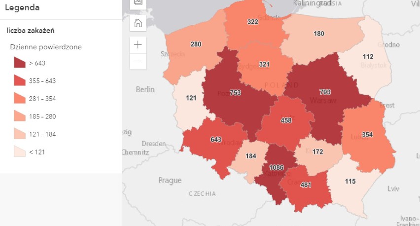 Małopolska zachodnia. Zmarło 15 osób z COVID 19. Zdiagnozowano 84 nowe przypadki zakażenia koronawirusem