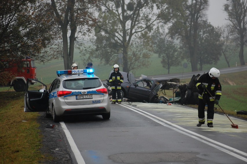 Wypadek koło Bądek. Nie żyje 22-letni mężczyzna [ZDJĘCIA]