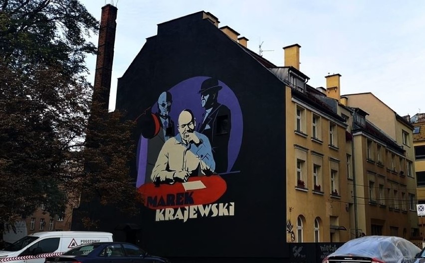 Mural przy ul. Jedności Narodowej 42/44a to inicjatywa...
