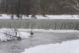 Zima 2021 w Legnicy. Tak wygląda legnicki wodospad w zimowej odsłonie. To doskonałe miejsce na zimowy spacer! [ZDJĘCIA]