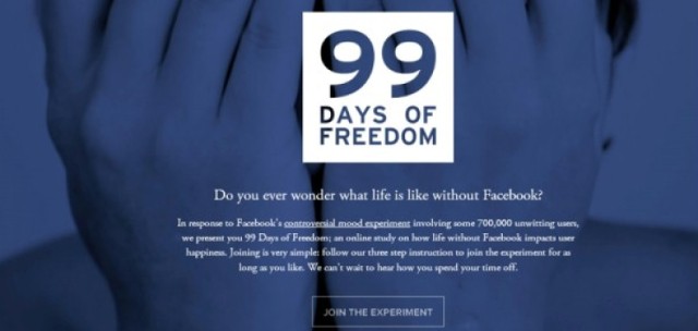 "99 dni wolności" czyli życie bez facebooka