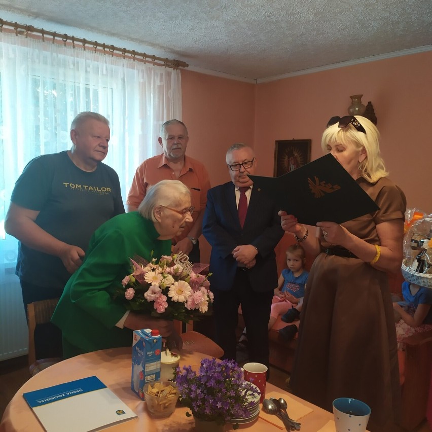 Pani Janina ze Sławnikowic świętowała 100. urodziny